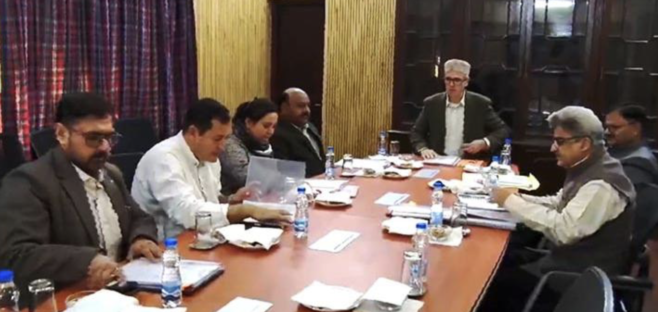 CM Omar Abdullah chairs cabinet meeting in Jammu